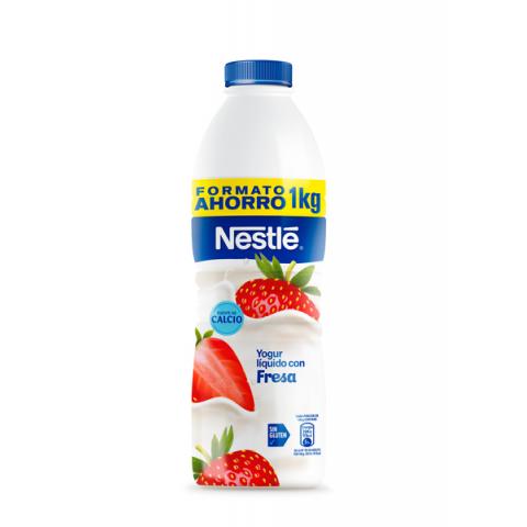 Nestlé Yogur Líquido Fresa 1x1KG