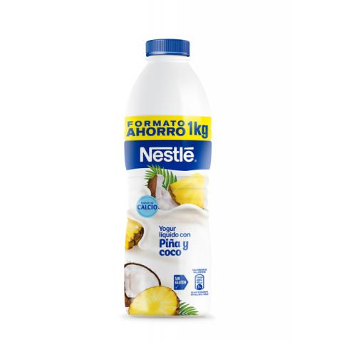yogur líquido piña/coco, 750g