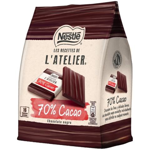 Les Recettes L'Atelier Les Carrés 70% Cacao 130g | Nestlé Family Club