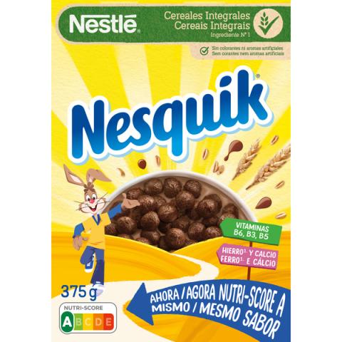 Cereales Nestlé Nesquik - Cereales integrales de chocolate - paquete de  375g
