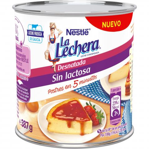 Ciudadano Párrafo Acostumbrarse a LA LECHERA condensada desnatada sin lactosa 387g | Nestlé Family Club